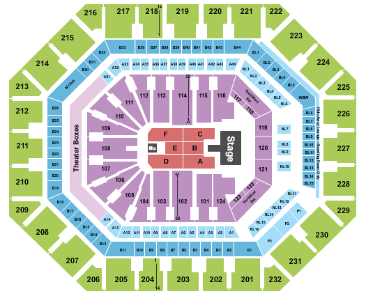 Mortgage Matchup Center Mana Seating Chart